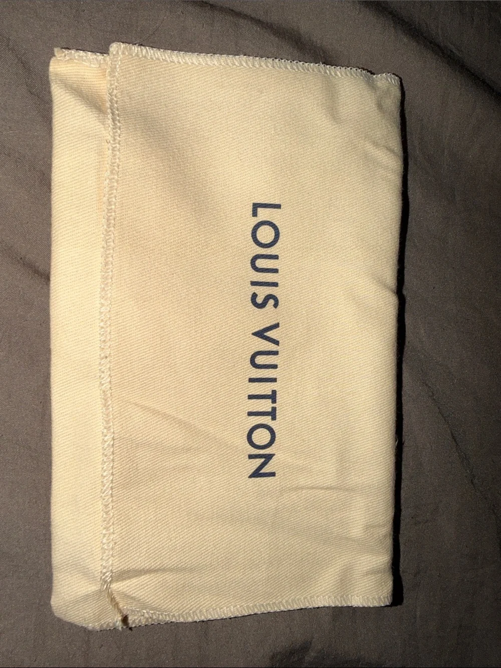 Louis Vuitton Cream Dust Pouch